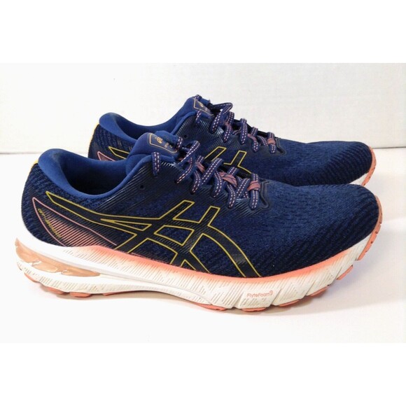 Asics GT 2000 10 Shoes Wn 9.5 Blue Lite Truss Sneakers Athletic Running Comfort - Picture 1 of 13